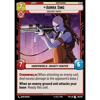 Sběratelská karetní hra Aurra Sing 166/257 - Twilight of the Republic Typ karty: Standard