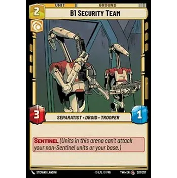 Karetní hra B1 Security Team 207/257 - Twilight of the Republic Typ karty: Standard