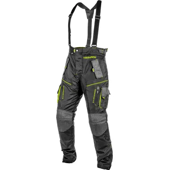 Moto kalhoty Enduro kalhoty trailer, 4square - pánská (černá,žlutá fluo, vel. 2xl) 2024