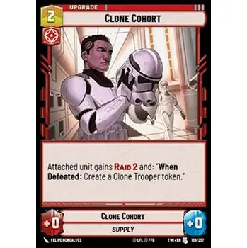 Sběratelská karetní hra Clone Cohort 169/257 - Twilight of the Republic Typ karty: Foil