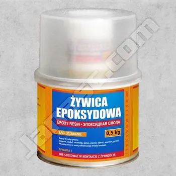 Průmyslové lepidlo Transparentní epoxidová pryskyřice pro odlitky, dřevo, podlahy 0,5 kg