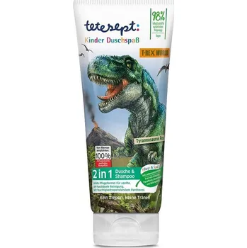 Koupelová kosmetika TETESEPT Dinosaurus 2v1 sprchový gel+šampón 200 ml;