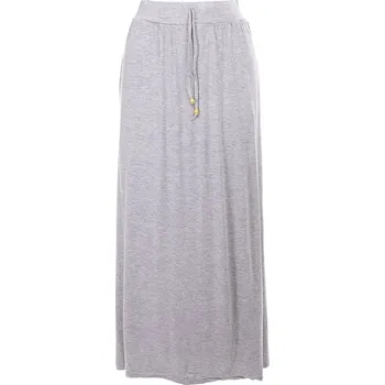 Dámská sukně Sukně dlouhá jednobarevná - šedá