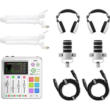 Mixážní pult Rode Two-person podcasting bundle - White