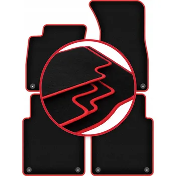 autokoberec Velurové autokoberce Wielganizator, sada 4 kusů