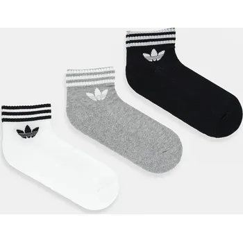 Pánské ponožky Ponožky adidas Originals 3-Stripes 3-pack JV7437 bílá 00X, vel. 37/39