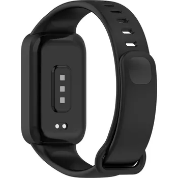 Příslušenství k chytrým hodinkám eses Silikonový řemínek s rámečkem pro Xiaomi Smart Band 9 Active - Černý