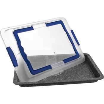 Plech na pečení Orion Grande pekáč s poklopem 42 x 29 x 3,5 cm