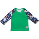 BAMBINO MIO Triko dětské do vody s rukávem, UPF 40+, Ocean, 7-9 kg -6-12 m