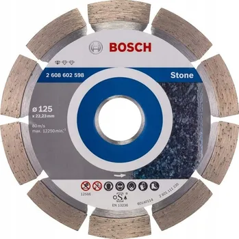 Řezný kotouč BOSCH DIAMANTOVÝ KOTOUČ 125 mm gres tvrdý beton