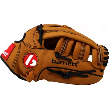 Rukavice BARNETT kožené baseballové rukavice REG SL-130 KAŠTANOVÁ