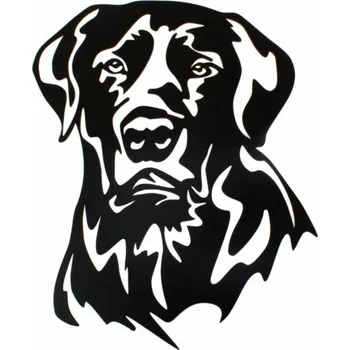 Casa de Engel Home Dřevěná dekorace na zeď - pes, 0/25 Fialová UNI (2830171)