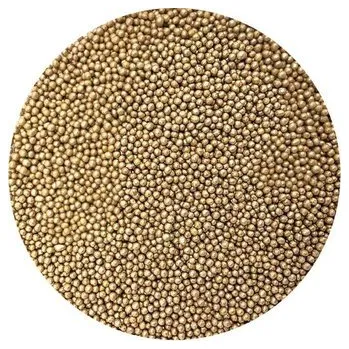 Jedlá dekorace na dort Cukrové perličky metalické zlaté IV. 2mm 80g - I LOVE CAKES