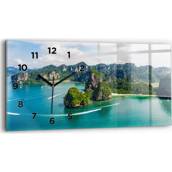 Hodiny Nástěnné hodiny Wallfluent, odstíny růžové, 60 cm