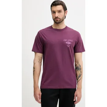 Pánské tričko Bavlněné tričko Rip Curl 0CAMTE fialová 49X, vel. S