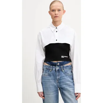 Dámská košile Košile Karl Lagerfeld Jeans A3W11006 černá 99A, vel. XS