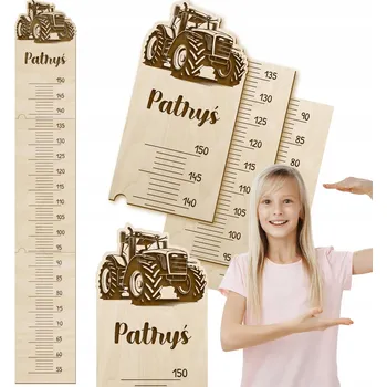 metr Měřicí tyč s JMÉNEM pro děti do 150 cm - metr na zeď