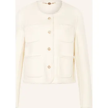 Dámský blejzr Marc Cain Dámská Bunda Hranatého Střihu, 112 bright ecru, 36