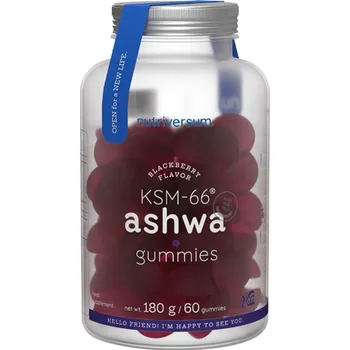 Fitness strava Nutriversum KSM-66 Ashwagandha Gummies 60 gummies Příchuť: ostružina