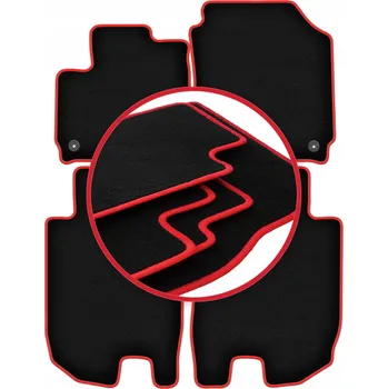 autokoberec Velurové autokoberce Wielganizator, sada 4 kusů