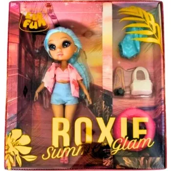 Panenka ELEFUN PANENKA ROXIE SUMMER GLAM MODRÉ VLASY