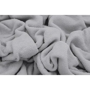 Prostěradlo HW Logistic s.r.o. TOP Q froté prostěradlo světle šedé 90 x 200 cm