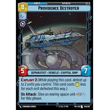 Karetní hra Providence Destroyer 038/257 - Twilight of the Republic Typ karty: Foil