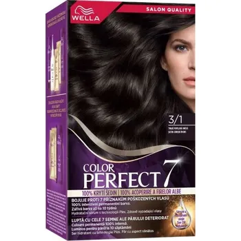 Kosmetika Wella Color Perfect barva 3/1 popelavě hnědá