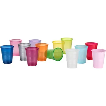 Jednorázové nádobí ORBIS Kelímky mix barev 180ml 3000ks
