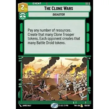 Sběratelská karetní hra The Clone Wars 125/257 - Twilight of the Republic Typ karty: Standard