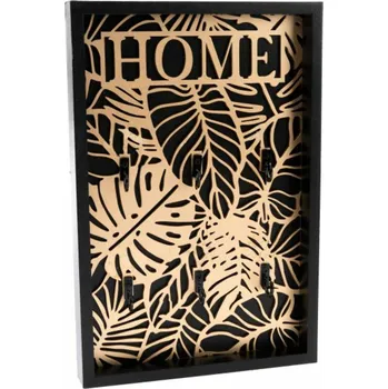 Věšák Casa de Engel Home Dřevěný věšák na klíče, 4/24 Fialová UNI (2830691)