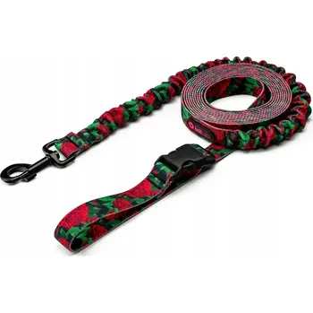 Vodítko pro psa Vodítko pro psa s tlumičem bederního pásu NO ABSORB 2.4 - 4M Eternal Rose