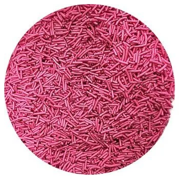 Jedlá dekorace na dort Cukrové zdobení tyčinky malinové 80g - I LOVE CAKES