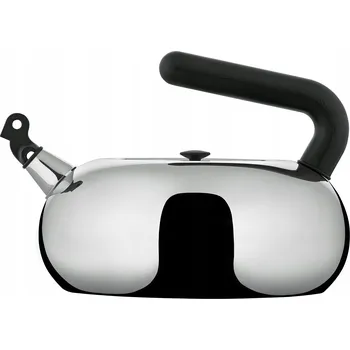 Konvice na čaj Konvice tradiční ocelová Alessi 2,5 l šedá