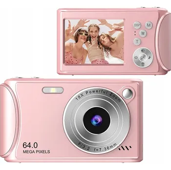 Digitální fotoaparát Digitální fotoaparát XREC Q18, 64MP fotografie, 4K/30fps videa, 18x ZOOM, AntiShake (stabilizace obrazu)