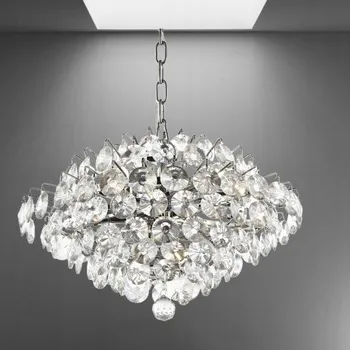 Závěsná lampa LUXERA, styl Tiffany, 5 světelných bodů, patice E14