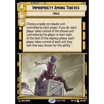 Sběratelská karetní hra Impropriety Among Thieves 204/257 - Twilight of the Republic Typ karty: Standard