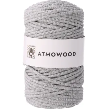 Příze příze 5 mm - šedá