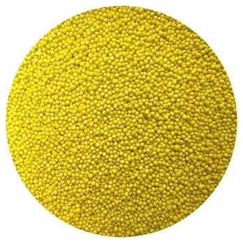 Jedlá dekorace na dort Cukrové perličky žluté 80g - I LOVE CAKES