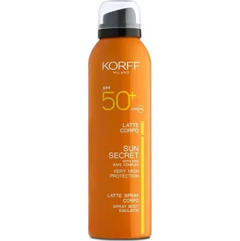 Tělové mléko KORFF SUN SECRET SPRAY BODY LOTION SPF 50+ 200ML