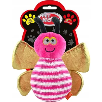 Hračka pro psa PET NOVA plyšová hračka RŮŽOVÁ VČELA 22 cm