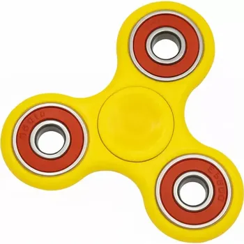 Gadget Fidget Spinner, 4ložiskový žlutý a červený