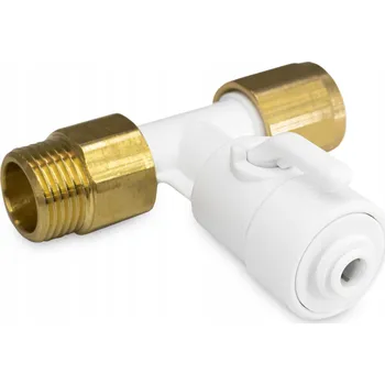 Ventil JOHN GUEST ROHOVÝ VENTIL T-ROZDĚLOVAČ 1/2 x 1/4