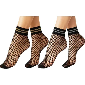 Dámské ponožky MYGA - síťované ponožky Letizia - 2ks v balení - Balení: 2 páry