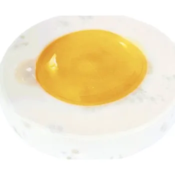 Podsedák Sedák ORESTE kulatý Žlutá BX4363 - průměr 38 cm