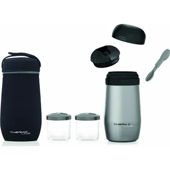 teploměr do vody pro miminko JANÉ Sada termo nádob s pouzdrem