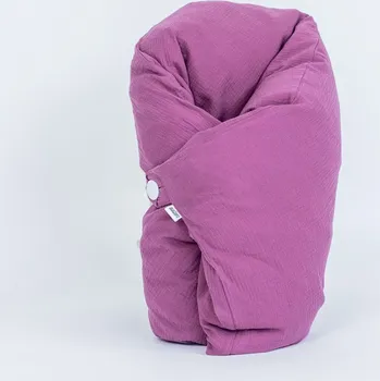 Zavinovačka Tulimese Péřová zavinovačka mušelínová vínová VELIKOST ZAVINOVAČKY: VELIKOST 80X80 CM, VARIANTY PROVEDENÍ: ZAPÍNÁNÍ NA KNOFLÍKY