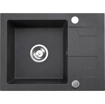 Granitový dřez Jednokomorový granitový dřez Brenor černý