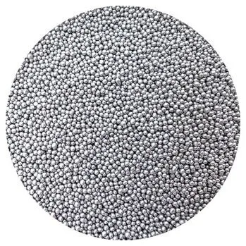 Přisada na vaření a pečení Cukrové perličky metalické stříbrné 3-4mm 80g - I LOVE CAKES