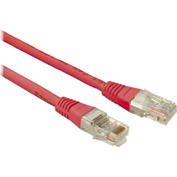Síťový kabel Solarix patch kabel CAT6 UTP PVC 2m červený non-snag-proof C6-114RD-2MB